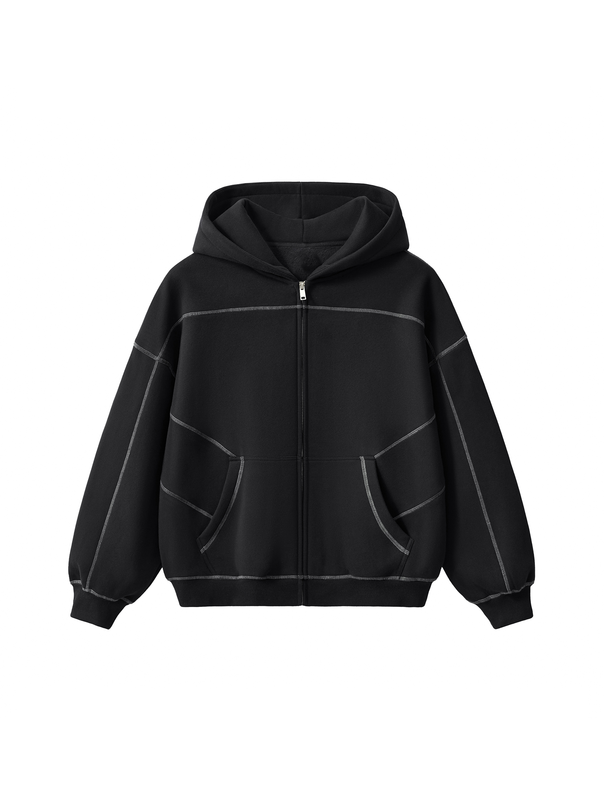 専用　RAYON ZIP UP HOODIE BLACK image-RW0043 (3)-v1764039719.jpg